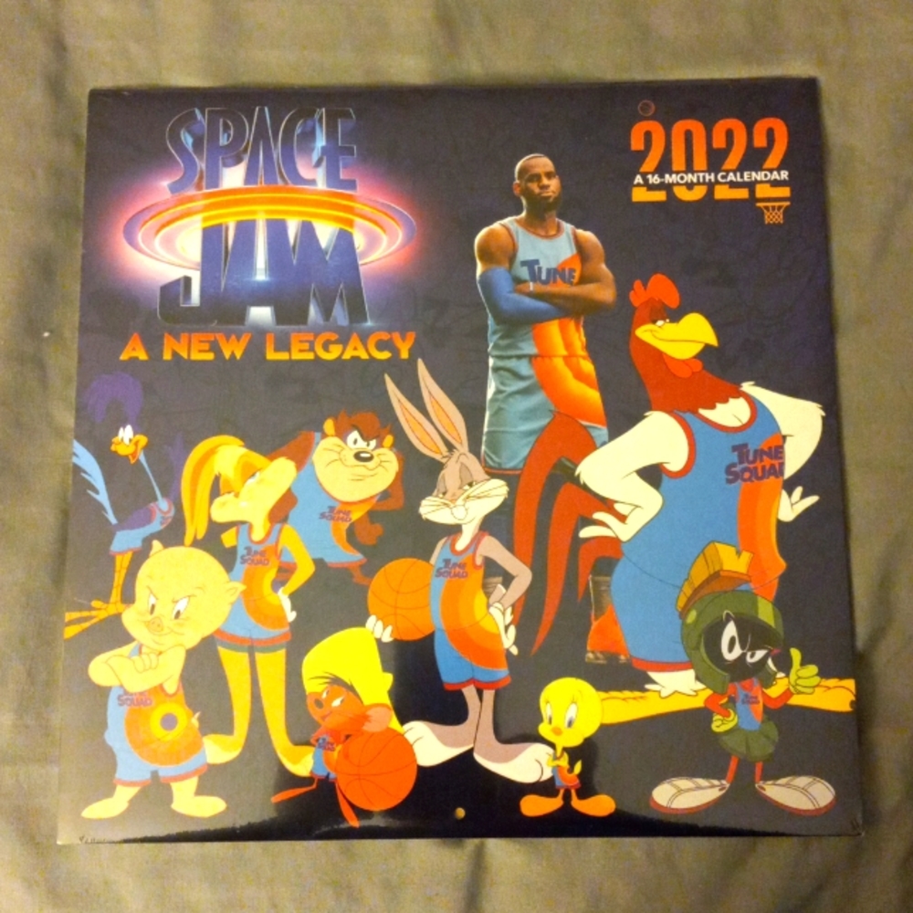 📉 PRICE REDUCED 📉 16-Month 2022 Wall Calendar 📅  (Space Jam)